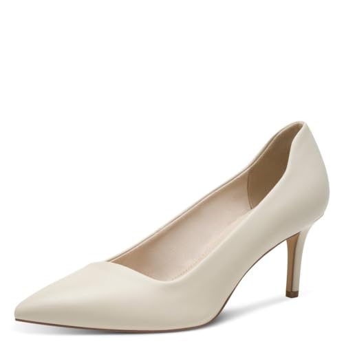 Tamaris Damen Pumps mit Stilettoabsatz, beige, 38 EU
