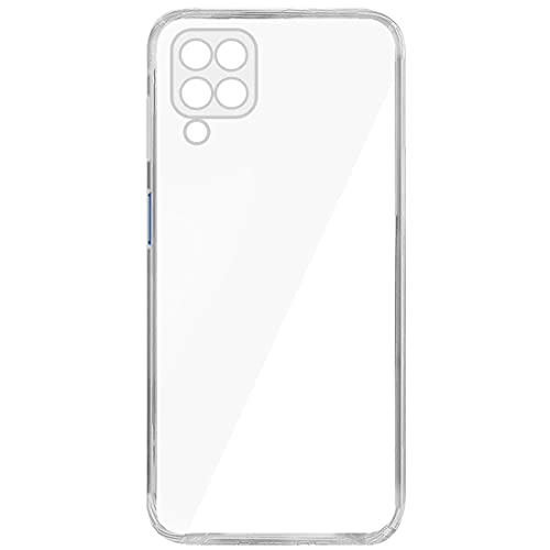 Image of Soft Flexible Silicone Back Cover Compatible with Samsung Galaxy F62, Transparent Case