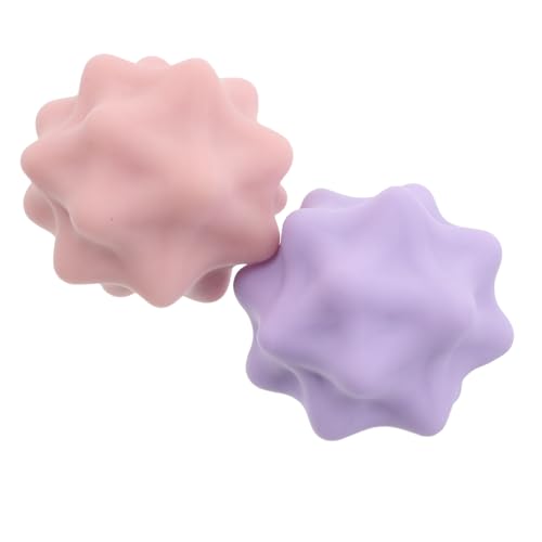 Gatuida 2 Piezas Pelota de Masaje para Pies Bolas de Masaje Yoga con Diseño Puntiagudo para Estimular Puntos Gatillo y Relajación Muscular Multifuncional Compacta Portátil para Ejercicio