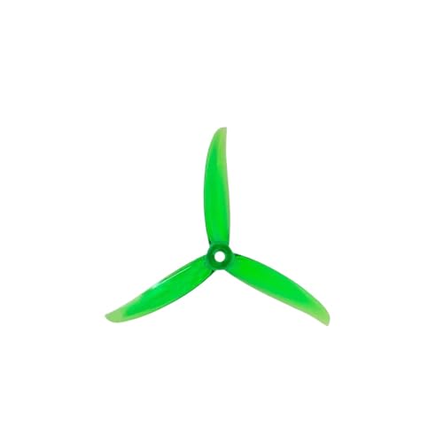5 インチ ポリカーボネート プロペラ FPV フリースタイルおよびレーシング ドローン用 5136 5.1x3.6x3 クアッドコプター DIY パーツと互換性あり(2Pairs Green)