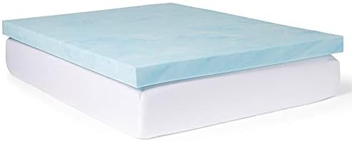 Slumber Solutions Gel 4-inch Memory Foam and 1.5-inch Fiber Mattress Topper Queen