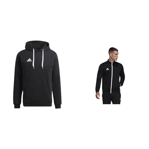 adidas Herren Entrada 22 Sweat Hoodie, Black, XXL & Fußball – Teamsport Textil – Jacken Entrada 22 TK Trainingsjacke schwarz 2XL