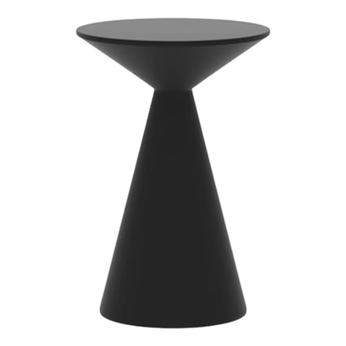 Elegante mesita de Noche Mesa de Centro Mesa Auxiliar con Estructura de Metal Mesa Auxiliar Redonda Creatividad Forma de Reloj de Arena Mesa de sofá Mesa de Noche Completa Peso 6 kg Mesa aux