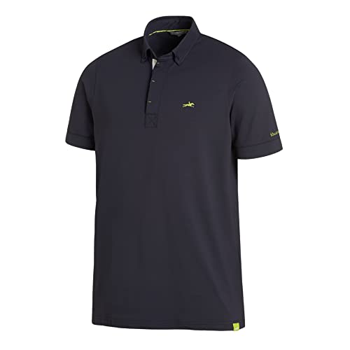Polo homme bleu marine Marlon Schockemöhle en coton piqué haut de gamme