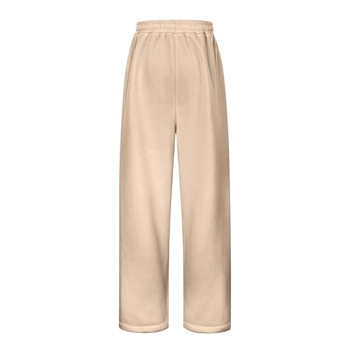 Baggy Sweatpants for Boys Teens Open Bottom Straight Leg Loose Track Pants Elastic Waist Trousers Joggers with Pocket4