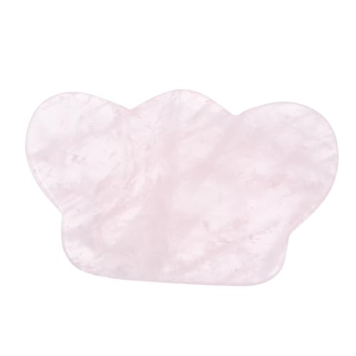 Beavorty 1pc Scraping Board Jade Guasha Plate Facial Scraping Plate Eye Guasha Tool for Face Metabots Scraping Massage Tool Facial Tools Guasha Board Gua Sha Pink Neck