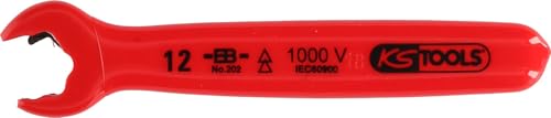 Clé à cliquet KS TOOLS 14 mm isolée pour éviter les courts-circuits