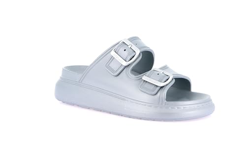 Grunland CI1906 Argento 37 mule confort femme été argent
