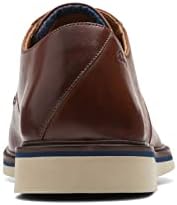 Clarks Men's Malwood Plain Oxford, Dark Tan Leather, 8 | Image 3