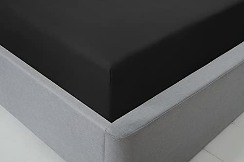 Emma Barclay Lyla Fitted Sheet in Black - Double - Image 3