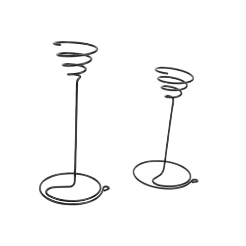 lurrose 2個 鉄製エアプラントラック 空気植物ホルダー 卓上用 小型観葉植物置台 おしゃれでリラックス空間演出 フラワースタンドとして寝