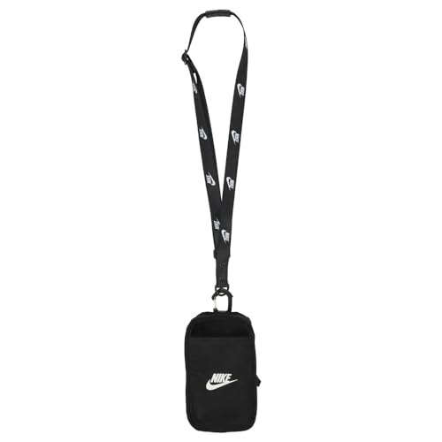 Nike Club, Funda para móvil Unisex Adulto, Black/Black/White, Talla única