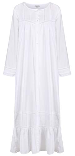 The 1 for U Victorian Nightgown - Cotton Nightgowns for Women, Charlotte 100% Cotton Gown3