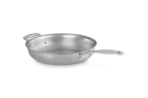 Image of Le Creuset Stainless Steel Classic 3-Ply Fry Pan, 11 inch