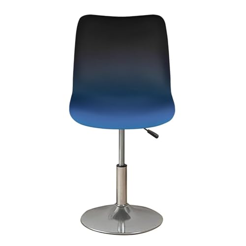 Image of Bar Stool Covers,4 Pack Stretch Waterproof Bar Stool Chair Cover for Dining Room Cafe Furniture Chair Seat Protectors Seat Covers,Black and Blue