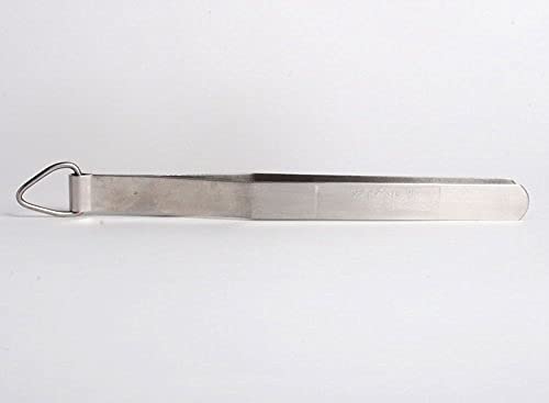 Shradha Trading 4336010415 Steel Cooking Tongs,Steel Chimata,Tong,Stainless Steel Tong, Roti Chapati Chimta,1 Piece,Silver,Food Service Tongs,Cooking Tong thumb #1