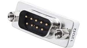 DB9 Female to DB9 Male CAN Connector with Accuracy of one Thousandth 120 Ohm Resistance,high-Precision up to one Thousandth (CANDB9120ohm1PCS)