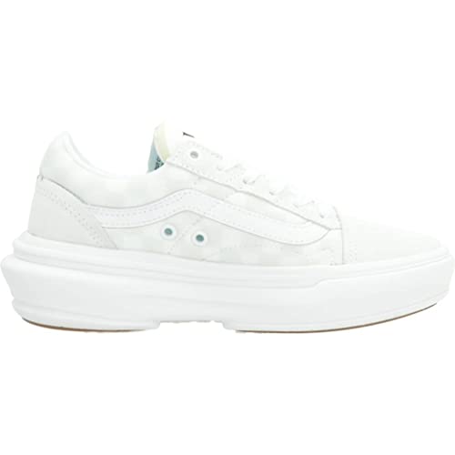 Vans Vans - Unisex Old Skool Overt Cc Shoes, Color Checkerboard White/Checkerboard, Size: 8 M US Mens / 9.5 M US Womens