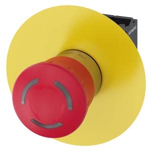 Bouton poussoir champignon maintien d'urgence Siemens 1 pièce