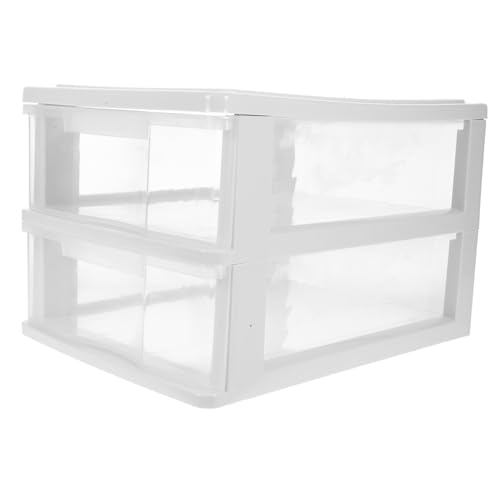 Boîte de rangement transparente à niveaux Uonlytech empilable pour bureau - 2