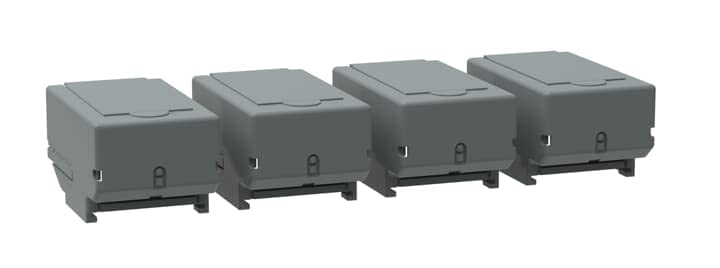 Couvre-borne ABB Entrelec OSS400G1S/4 tétrapolaire pour armoire