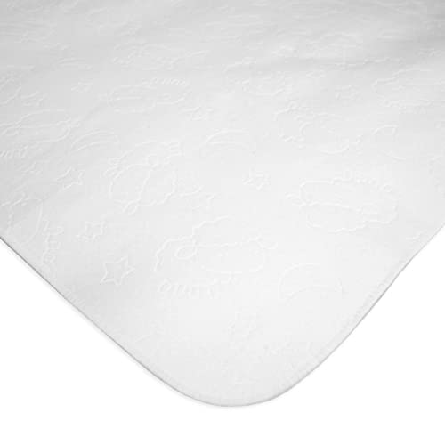 Image of TL Care Waterproof Flat Crib Mattress Pad Cover 52 inch x 28 inch | Quilted, Noiseless, Soft & Breathable Crib and Toddler Mattress Protector for Babies, Adults and Pets