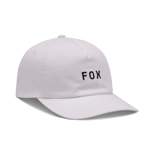 Chapeau réglable Wordmark blanc casquette femme Fox Racing sport mode