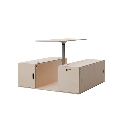 PLYKIT - Kit Camper Siberia XL Dos Baúles, Mesa y Cama Extensible 200x135x42cm - No Necesita Homologar