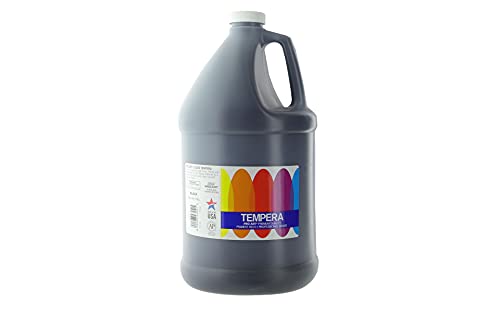 PRO ART Liquid Tempera Paint, 1 Gallon, 128 fl. oz. (3.78 L), Black