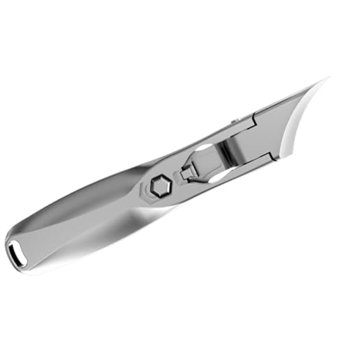 Cortauñas Para Mujeres,Cortauñas para Uñas Gruesas - Tijeras para Uñas de los Pies Anti-Salpicaduras de Mandíbula Ancha para Cuidado Personal Diario, Viaje, Oficina, Hogar, Hombres y