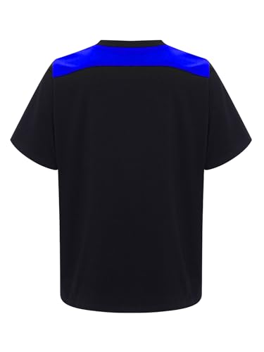 YEAHDOR Kids Boys Short Sleeve Crewneck T-Shirts Moisture-Wicking Soccer Jersey Workout Sport Tee Tops4