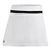 adidas Youth Girls Tennis Club Skirt, White, Medium