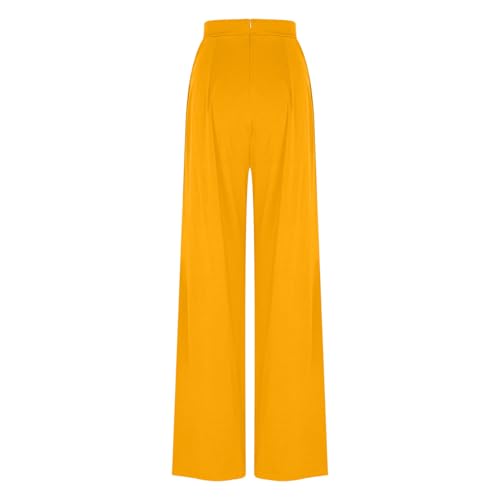 Women Palazzo Pants Petite High Waist Business Casual Dress Work Trousers Boho Wedding Wide Leg Baggy Night Out Pants4