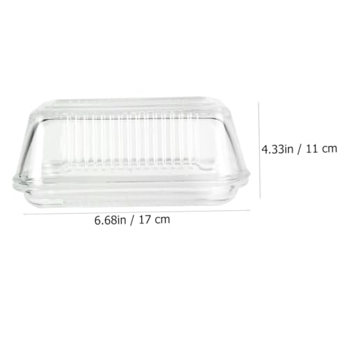 COLLBATH Rectangle Cheese Board Lid Cream Cheese Serving Dish Multi-functional Plate for Celebrations and Banquets
