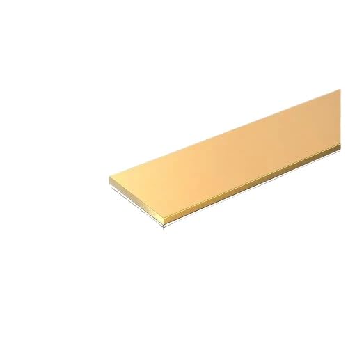 Plaque Barre Plate Laiton 200mm - Épaisseur 2 à 20mm Haute Résistance (2x15x200mm)