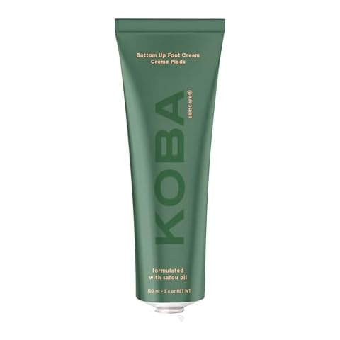 KOBA Bottom Up Foot Cream - Moisturizer for Women & Men - Hydrating - Normal to Very Dry Skin - Zesty, Woody, & Spicy Fragrance - Natural - Vegan - Shea Butter - Safou Oil - Sweet Almond Oil (100 ml) Cover