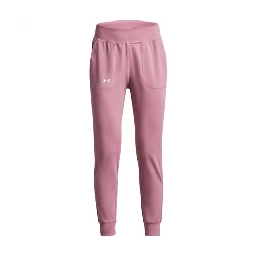Under Armour Girls Motion Joggers, (697) Pink Elixir / / White, Large