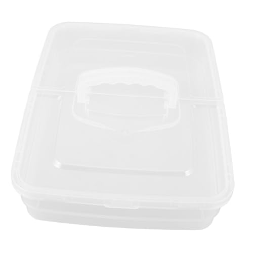 DECHOUS Multi-use Pizza Dough Proofing Tray Space-saving Proofing Box with Lid for Easy Cleaning Storage