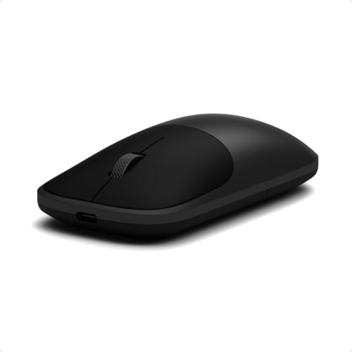 Image of Satechi Slim EX Wireless Mouse, Multi-Device Bluetooth & 2.4GHz Connection for macOS, Windows, iPadOS, and Android, Quiet Clicks, Anodized Aluminum Shell, USB-C Rechargeable Battery, Space Black | Quiet clicks, anodized aluminum shell, rechargeable battery, for macOS, Windows, iPadOS, Android
