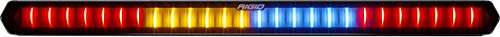 RIGID 901801 Chase Rear Facing 27 Mode 5 Color LED Light Bar 28 Inch, Tube Mount