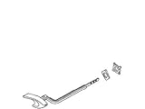 Kohler 87115-VF Trip Lever Service Kit, Left, Polished Brass