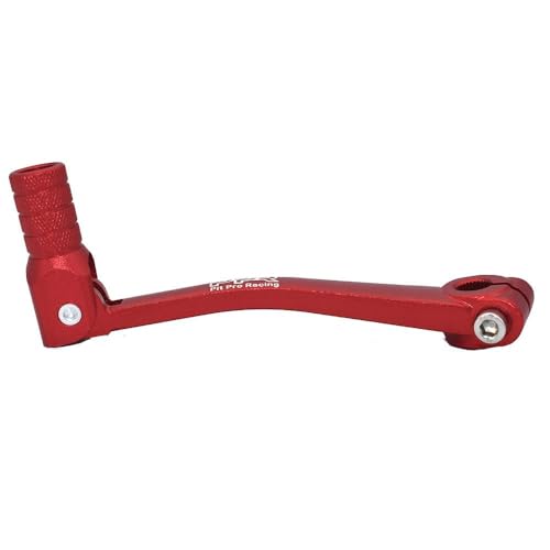 Image of CNC Aluminum Gear Shifter Lever, Foldable Gear Shift Lever Fit for 50cc 110cc 250cc CRF50 XR50 XR CRF Dirt Pit Monkey Bike Motorcycle ATV Quad Accessory Red Red