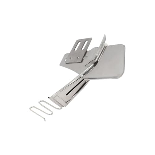 OFFSCH Accesorio Profesional de Inoxidable para Máquina de Coser Carpeta de Pliegue Plano para Encuadernación y Doblado de Bordes Compatible con Máquinas Industriales