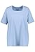 Produktbild Ulla Popken Damen, A-Linie, Carree-Ausschnitt, Halbarm T-Shirt, Sapphireberry, 58/60