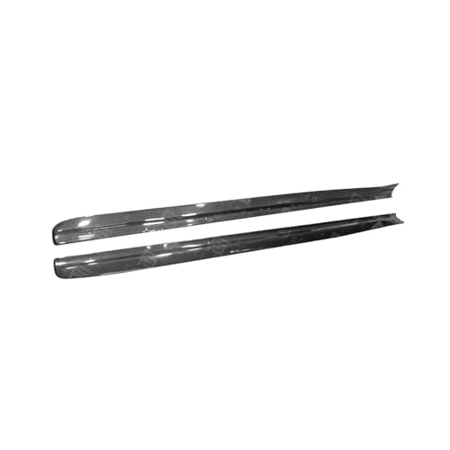 Carbon Fiber RZ Style Side Skirts Compatible with Mercedes Benz C Class W205 C63 Car Side Door Edge Protector Auto Refitting Side Skirt Lip