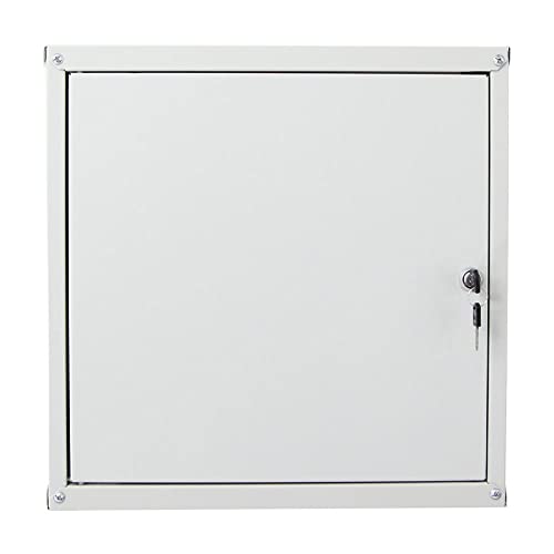 PROREGAL Casier métallique verouillable Cubic XL | HxLxP 45x45x45cm | Gris | Armoire à casier Cube, Consigne Polyvalente, vestiaire, Placard en métal