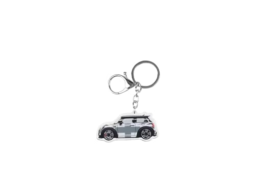Lavorazione di alta qualità e qualità durevole: il portachiavi è realizzato in metallo resistente, noto per la sua durata e resistenza. La pregevole lavorazione garantisce una rappresentazione dettagliata dell'iconico design Mini John Cooper Works.