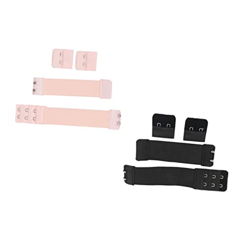 VANZACK 2 Sätze Verstellbare verlängerung Elastische Spanngurte mit Haken für Perücken und Komfortable DIY Haar Wäschezubehör