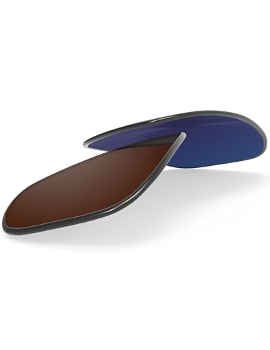 Image of BLAZERBUCK Polycarbonate Polarized Replacement Lenses for Oakley Fives Squared(4+1) OO9238 Sunglasses - Vivid Bronze AR Coated