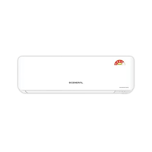 Image of GENERAL 2 Ton BEE 2026 4 Star Rated,Inverter Split AC(ASGG24CGAA-B, White,Copper,7040W,Powerful Cooling,15m Long Reach Airflow,4 Way Swing,55C Max,Suitable for 250~300 Sft,Free Standard Installation)